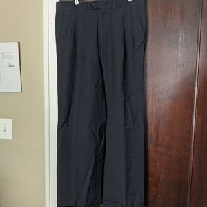 Scappino black virgin wool dress pants Italy